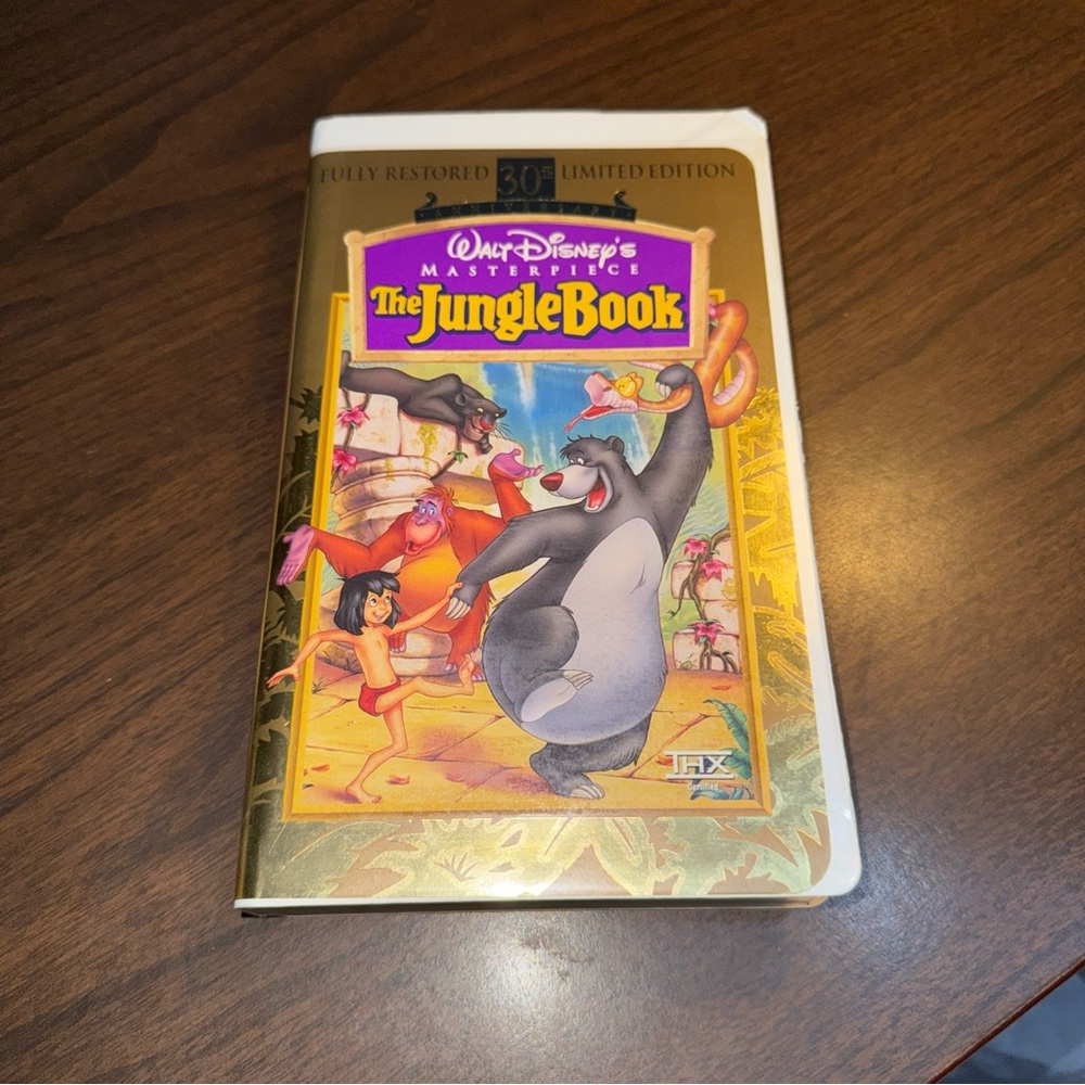 The Jungle Book Walt Disney’s Masterpiece 30th Anniversary Edition 1997 VHS!